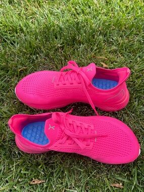 Flux Footwear Adapt Runner Pink Barefoot Shoes Womens 8.5 Mens 7 Zero Drop Knit⁠